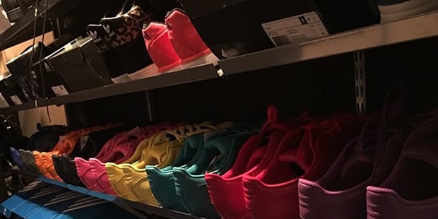 Jeff Teague's shoe closet